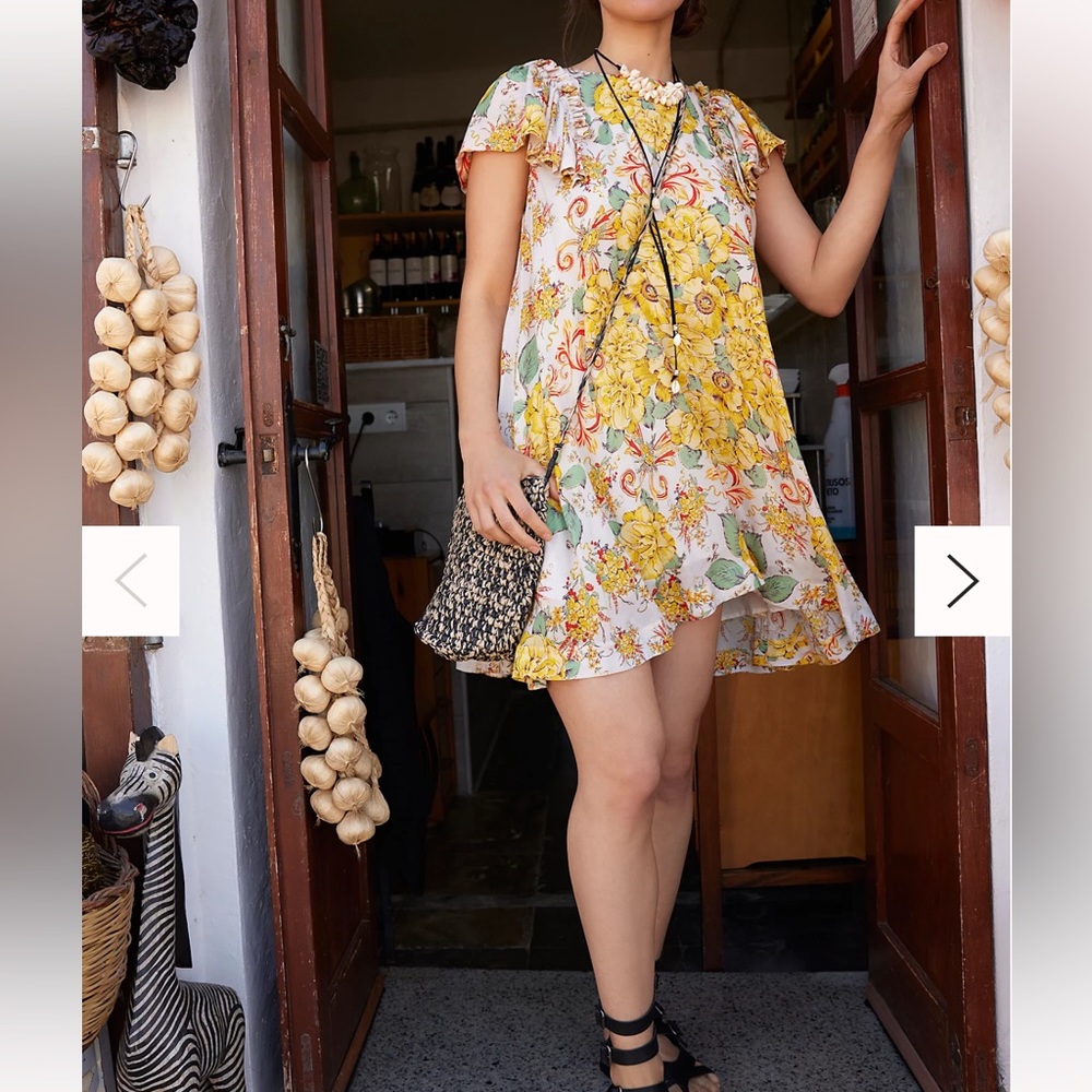 Free people Yara Printed Mini Dress
